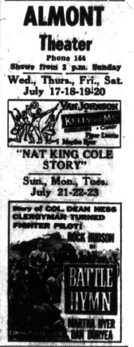 Almont Theatre - 17 JULY 1957 AD